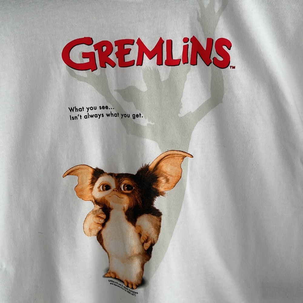 Gremlins Gizmo Long Sleeve Crop Top - Picture 6 of 8